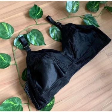 Imagem de Soutien Sutiã Plus Size Cetinete Cinta Reforçado - Kape Lingerie, Pret