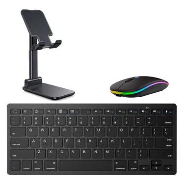 Imagem de Teclado, Mouse Bluetooth e Suporte compatível com Galaxy Tab S6 Lite P