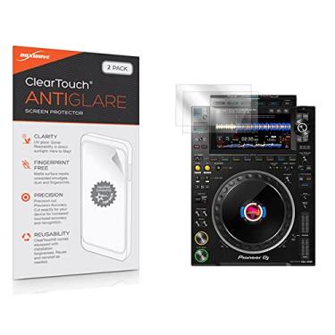 Imagem de Película protetora de tela Pioneer CDJ-3000 (9"), BoxWave [ClearTouch Anti-Glare (pacote com 2)] Película fosca antidigitais para Pioneer CDJ-3000 (9")