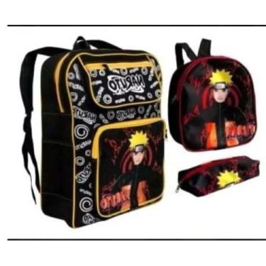 Imagem de Mochila Escolar Grande De Menino Com Lancheira E Estjo - sem marca