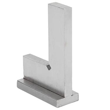 Imagem de Régua de ângulo Reto de Aço Inoxidável, Ferramenta de Engenharia de Régua de Medição de ângulo Reto de Aço Inoxidável, Alta Precisão, Espessura de 5 Mm, para Detecção de Réguas