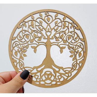 Imagem de Mandala para Pintura MDF cru 15cm Corte a Laser Vários Modelos - MANDA