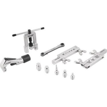 Imagem de Kit Cortador e Flangeador de Tubos 11 peças - Vonder