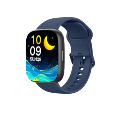 Imagem de SmartWatch, relogio smartwatch com Ecrã tátil e Alexa, à prova d'água IP68, relogio smartwatch feminino e masculino, com modo esportivo e recebimento de notificações (azul)
