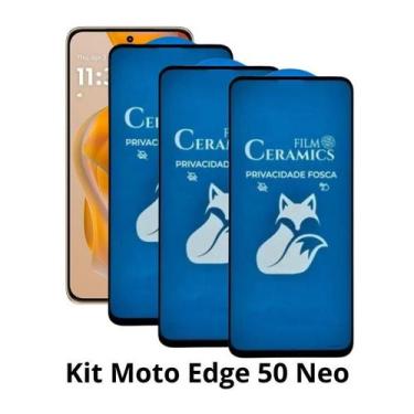Imagem de 3UN Película Privacidade Fosca 9D Flexivel para Moto Edge 50 Neo 5G An