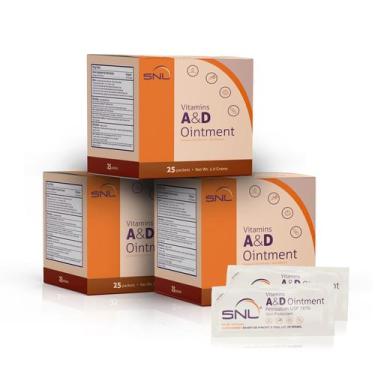 Imagem de Pomada SNL Quality Vitaminas A e D para assaduras em bebês 75x5g