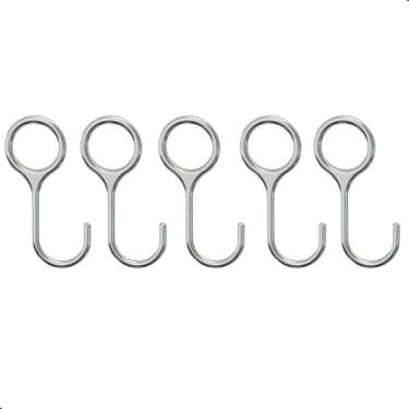 Imagem de Kit 5 Ganchos Para Utensílios De Cozinha Porta Talheres - MetalCromo