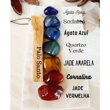 Imagem de Kit de Pedras Naturais Chakras 7 Cristais - Paz Interior Store