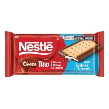 Imagem de Chocolate Chocotrio NESTLÉ Cookies & Cream 90g