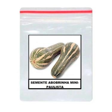 Imagem de Sementes Da Abóbora Mini Paulista 100 unidades - GDEZ
