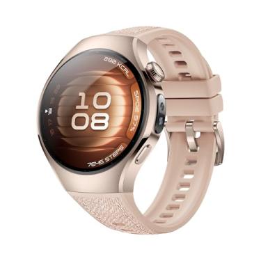 Imagem de Smartwatch, HUAWEI WATCH 5 42mm, Tecnologia X-TAP Multissensorl, Chamadas de Celular com eSIM, Dois Modos de Bateria, Compatível com Android e com iOS, Bege