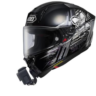 Imagem de StableNeino SHOEI X-Fifteen Kits de montagem de queixo feitos para Shoei X15 X-SPR PRO kit de montagem de câmera (base de fibra de carbono)