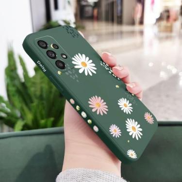 Imagem de Capa de celular Daisys para Samsung A73 A53 A33 A23 A13 A03 A03S A04 A04S A72 A52 A52S A32 A22 A12 A02S A02 A71 A51 4G 5G, verde escuro, para A12