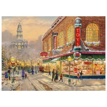Imagem de Ceaco - Thomas Kinkade Holiday Quebra-cabeças de 1000 peças, um desejo de Natal