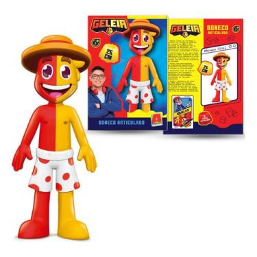 Imagem de Boneco de Vinil Geleia Mine gamer para Fã Coleção 25cm Craft - Algazar