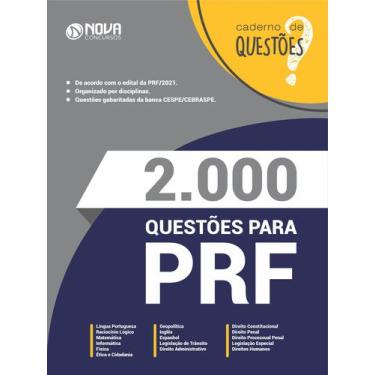 Imagem de 2.000 Questões para PRF - Gabaritadas - Nova Concursos
