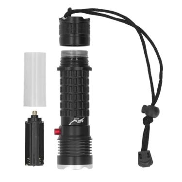 Imagem de Scuba Lanterna de mergulho super brilhante LED subaquática Lanterna ipx8 Luz de mergulho à prova d'água para caverna de caverna de mar de profundidade Snorkeling de snorkeling