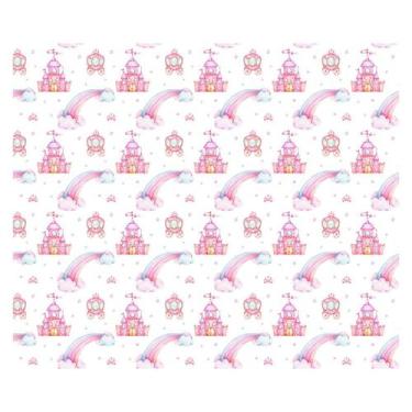 Imagem de Papel de Parede Adesivo Infantil Castelo Princesa Quarto Menina - 657p