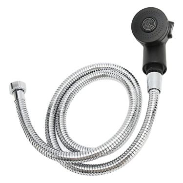 Imagem de ZJchao Pulverizador de Tigela de Shampoo e Mangueira de 2 Engrenagem Anti Splashing Strapier Pipe de 120 Cm de Cachimbo Flexível para Barbearia de Salão Com Alora de Zinco ABS Cerâmica