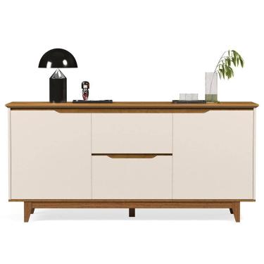 Imagem de Buffet Aparador para Sala de Jantar 163cm Flow Off/Freijó - EJ Móveis