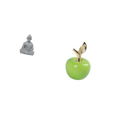 Imagem de Fenteer Estátua de Macaco Buda, Escultura, Colecionável, Miniatura, Ornamento, Arte, Decoração, Cerâmica, Fruta, Budista, Sol Wukong, Simulação para Hotel, Pá