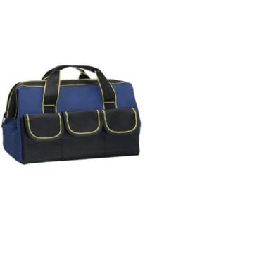 Imagem de Kit De Ferramentas Resistente E à Prova D'áGua De 13 Polegadas, Adequado Para Eletricistas, Carpinteiros, MecâNicos, Amadores E Uso DiáRio(Azul + Bolsa Escada)