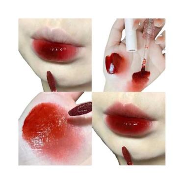 Imagem de Batom Líquido Matte Rosa Cereja - À Prova D'Água com Brilho de Vidro, 