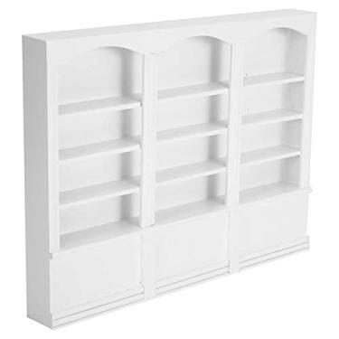 Imagem de Zerodis 1:12 Casa de Boneca Acessórios Mini Estante Produtos para Maternidade do bebê Brinquedos Infantis Bonecas e Brinquedos de Pelúcia e Armário de Exibição de Madeira Recheada Armazenamento de