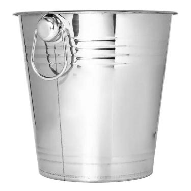 Imagem de Balde de Gelo Inox 4,5 Litros Bevida Vinho Cerveja Drink Evento Festa Aniversario Confraternizaçao Reuniao