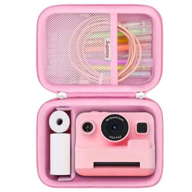 Imagem de Capa para câmera infantil de impressão instantânea compatível com câmera infantil ESOXOFFORE/Fujifilm/Careenoah/Masterbee/Dylanto/Gofunly/DUDUDRAGON/GKTZ/ETIKEZ/Dafotil/Aasonida, bolsa de viagem