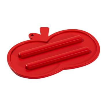 Imagem de predolo Suporte para Tampa de Panela, Tapete Escorredor, Organizador de, Almofada de Silicone a Altas Temperaturas e Antiderrapante, Vermelho
