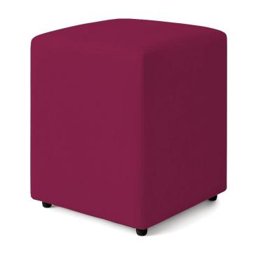 Imagem de Puff Quadrado Decorativo Sienna Veludo - 7 Decor Pink