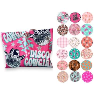 Imagem de Trendy Chick Mailers - Pacote com 100 produtos cortados em matriz e sacolas de compras. Perfeito para lojas de varejo, boutiques, lojas de presentes e festivais. Desenhos ocidentais, bonitos e