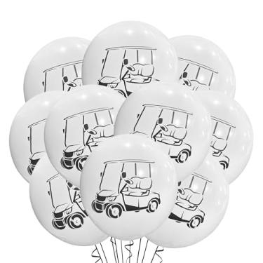 Imagem de Malayan Products Golf Cart Balloons 12 Count Latex, Golfer Birthday Decorations, Golfing Theme Party, 12Inch Standard Size