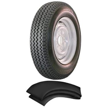 Imagem de Kit Pneu Fusca 560-15 4 Lonas Falco F2 Maggion + Camara