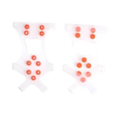 Imagem de UGPLM 1 Par de Grampões para Sapatos de Gelo e Neve com 10 Cravos Antiderrapantes para Caminhadas e Montanhismo no Inverno, L