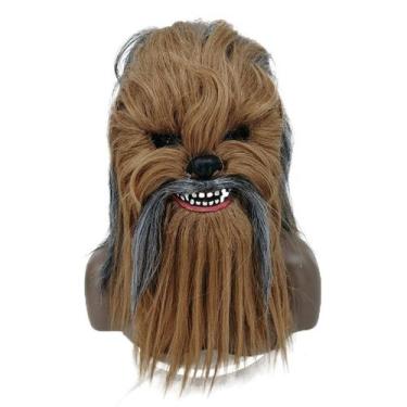 Imagem de Máscara Chewbacca Cosplay Halloween com boca móvel de látex - yiweisai