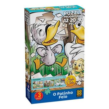 Imagem de Quebra Cabeça Progressivo - O Patinho Feio - Grow