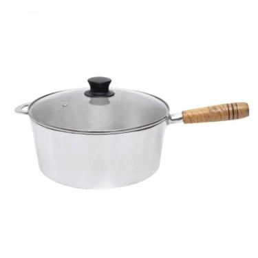 Imagem de Panela De Alumínio Fundido Grosso Avulsa 2,9l Com Tampa De Vidro