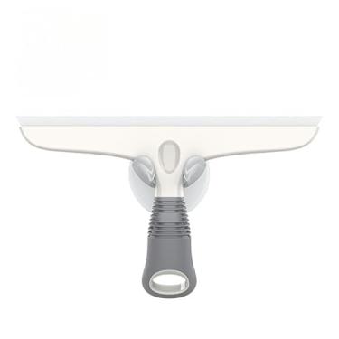 Imagem de KINDEEP Rodo de chuveiro de silicone, limpador de porta de vidro e espelho com gancho de sucção, para janelas de banheiro