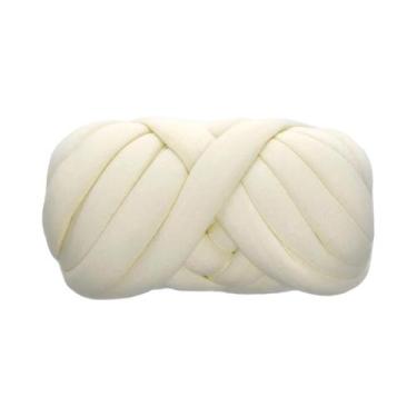 Imagem de Fio Grosso Super Bulky De 250g Para Tricô Manual, Crochê, Algodão Maci