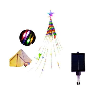 Imagem de Luzes De Cordão Solar À Prova d'Água Em Forma De Pentagrama 9.8Ft 280 