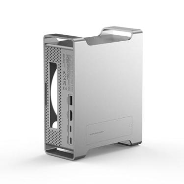 Imagem de Dock Mac mini M4/M4 Pro com gabinete SSD NVMe, estação de trabalho 9-1 para Mac mini M4/M4 Pro, estação de ancoragem com HDMI 4K60Hz, 2 USB-A 10G, 1 USB 2.0, 1 PD 100W, SD/TF4.0, suporta SSD B+M M-Key