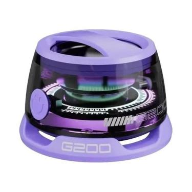Imagem de Caixa De Som Bluetooth RGB G200 BT5.3 Mini Com Suporte Para Telefone E