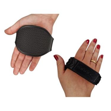 Imagem de Luva de Academia Caleira Antiderrapante Musculação Leve EVA (Preto,M)