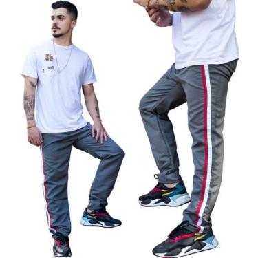 Imagem de 2 Calças Masc Tactel 1 Bolso Agasalho Inverno Esportiva 073 - FR, 2 ci