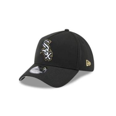 Imagem de Boné New Era 39THIRTY A-FRAME Chicago White Sox MLB Preto-Masculino