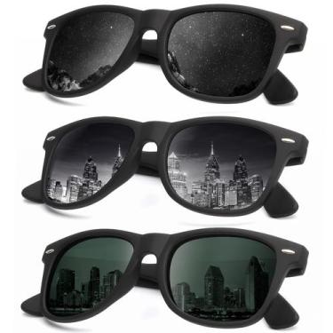 Imagem de Óculos de sol KALIYADI com acabamento fosco polarizado com bloqueio UV