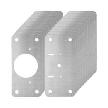 Imagem de Kit De Reparo De Dobradiça De Porta De Armário Em Aço Inoxidável Com P