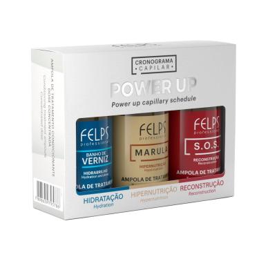 Imagem de Ampolas de Cronograma Capilar 3 em 1 Felps Professional  - 3x15mL